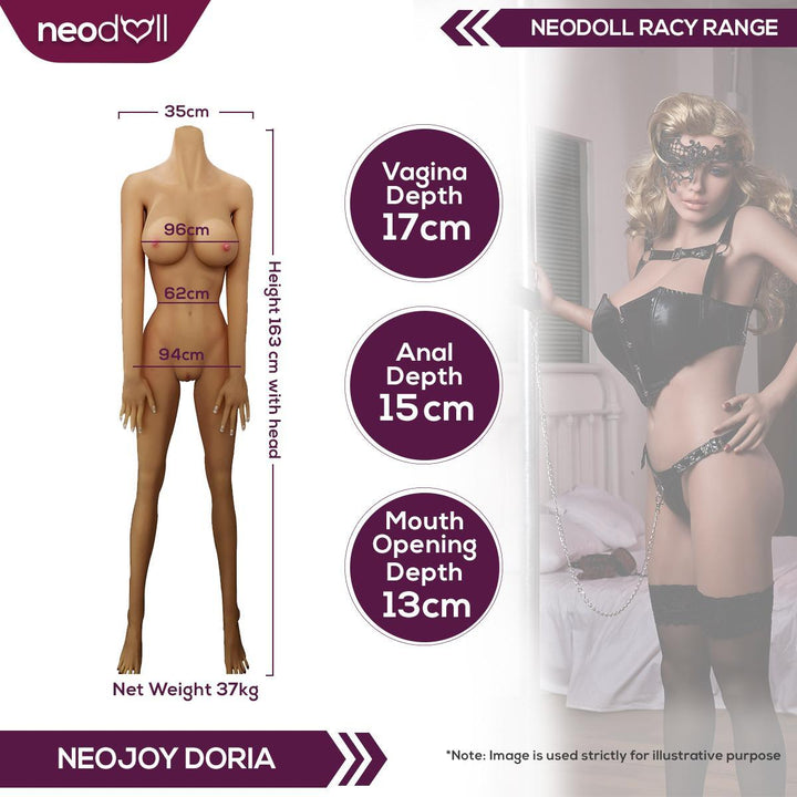Neodoll Racy Doria - Realistic Sex Doll - 163cm - Lucidtoys
