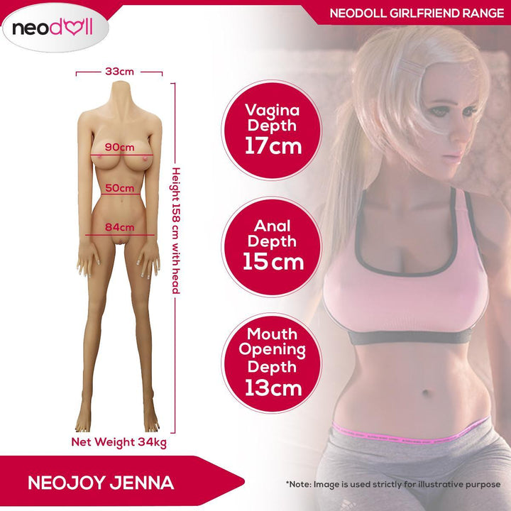 RF-13 - Neodoll Girlfriend Jenna - Realistic Sex Doll - 158cm - Lucidtoys