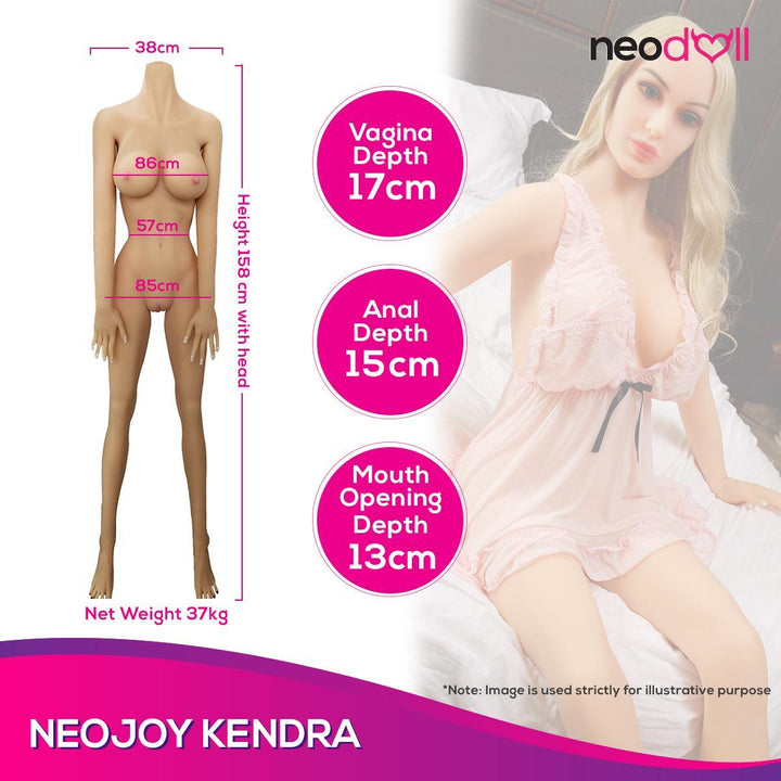 Neojoy Kendra - Realistic Sex Doll - 158cm - Lucidtoys