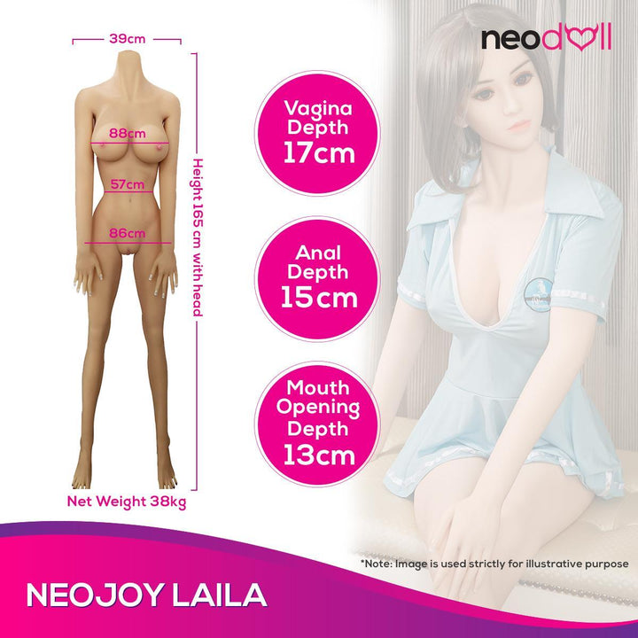 Neojoy Laila - Realistic Sex Doll - 165cm - Lucidtoys