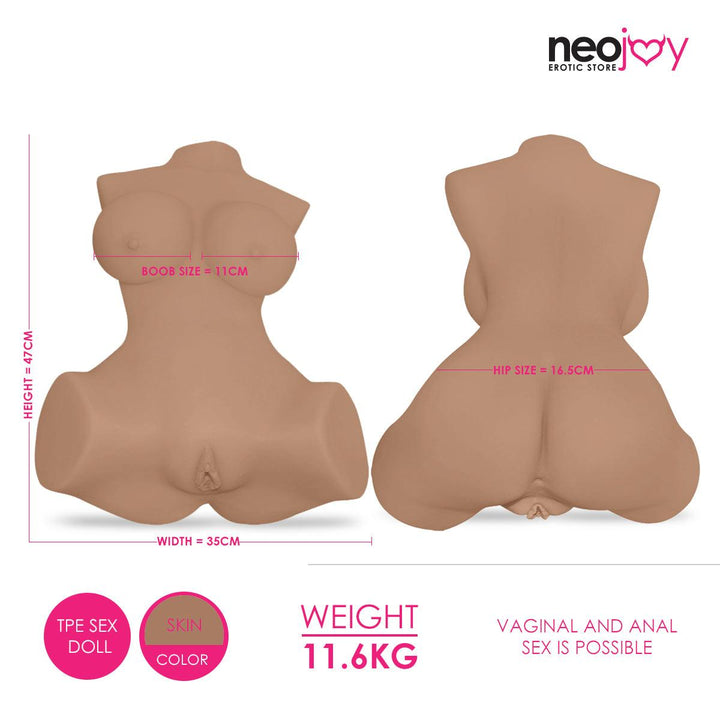 Neojoy - Geiko B Sex Love Doll - 11.6KG - TPE - 47cm - Lucidtoys