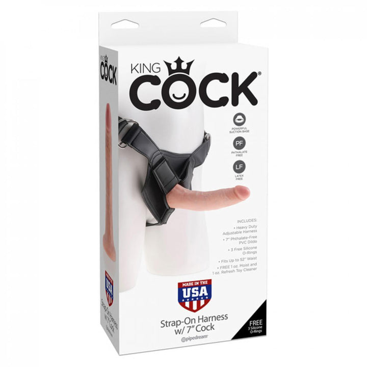 King Cock Strap-on Harness w/ 6 - Lucidtoys
