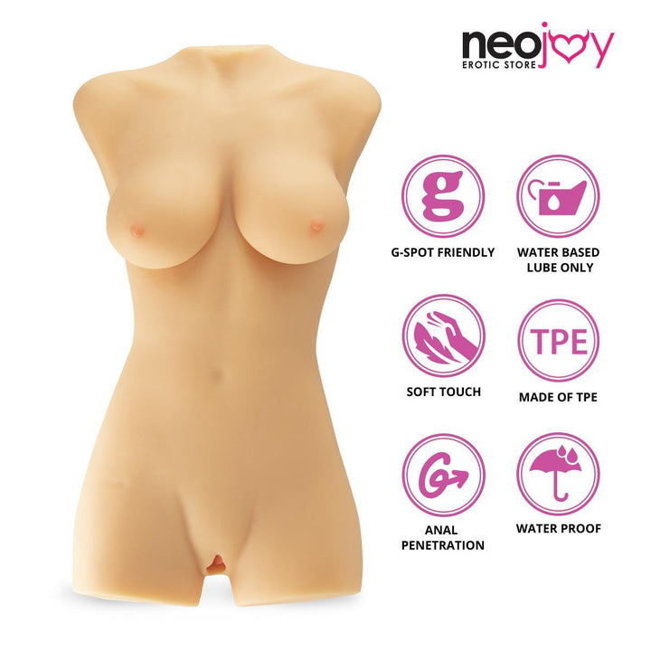 Neojoy Realistic Honey Love Doll with Ass & Vagina TPE Flesh - Extra Large 22 Kg - Lucidtoys