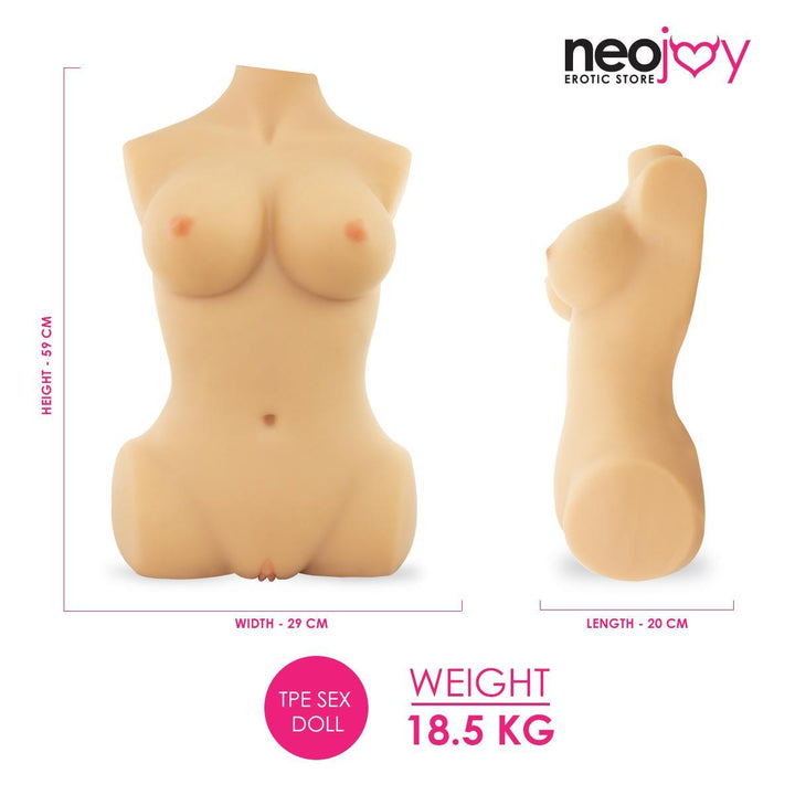 Neojoy Flesh Lady Sex Doll Torso - 18.5kg - Lucidtoys