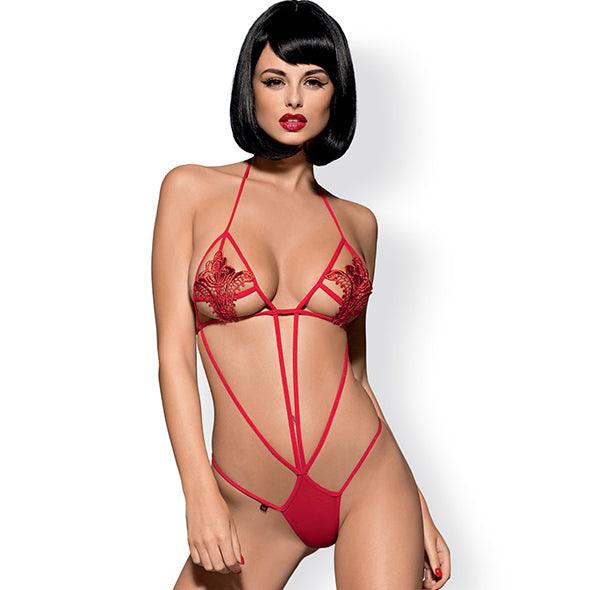 Obsessive - Sexy Lingerie - Luiza Teddy - S/M - Red