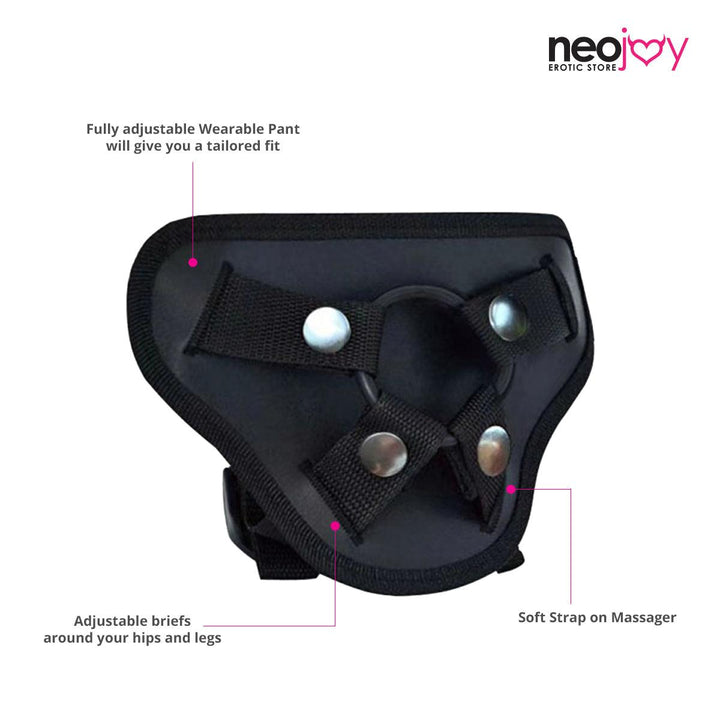 Neojoy Strap on Harness - Black - Lucidtoys