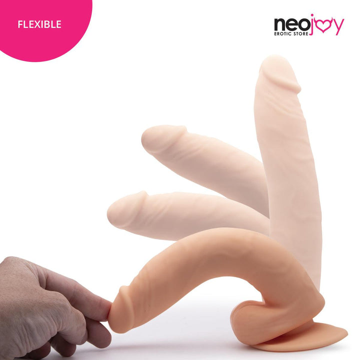 Neojoy - Bigshot Realistic Dildo With Strap-On Dong - Flesh - 23.5cm - 9.3 inch - Lucidtoys