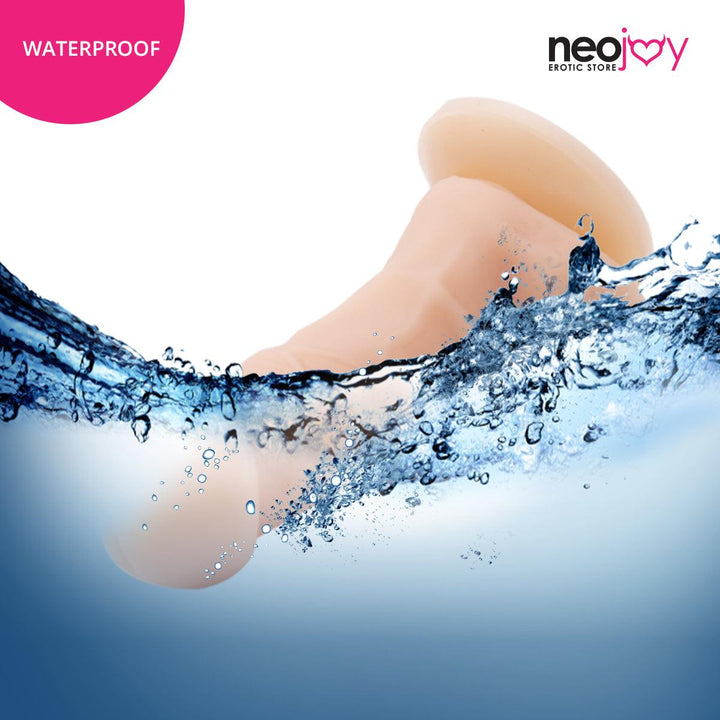 Neojoy Curvy Lover Suction Cup Dildo With Strap-On - 4" Dong Lesbian Sex Toy - Lucidtoys