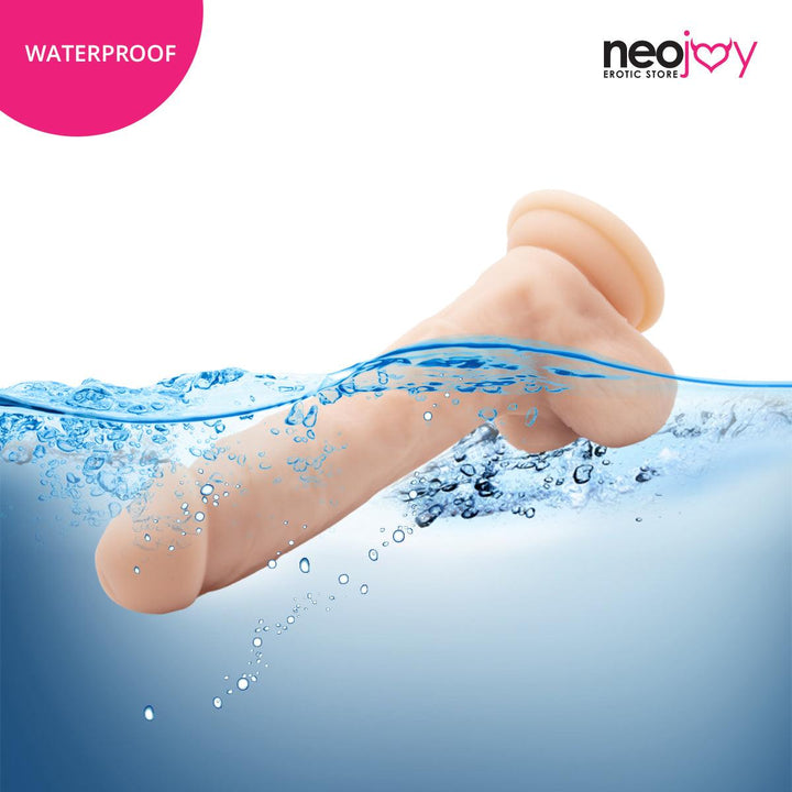 Neojoy Curvy Lover Suction Cup Dildo With Strap-On - 6.3" Dong Pegging Sex Toy - Lucidtoys