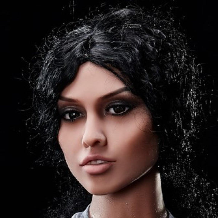 Neodoll Racy Selina - Sex Doll Head - M16 Compatible - Brown - Lucidtoys
