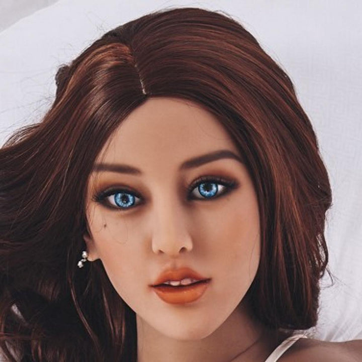 Neodoll Racy Cecelia Head - Sex Doll Head - M16 Compatible – Brown - Lucidtoys