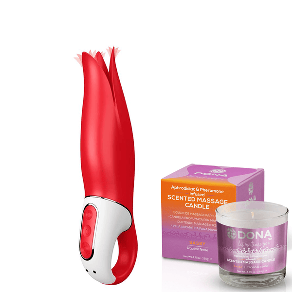 Satisfyer Power Flower + Sassy Candle