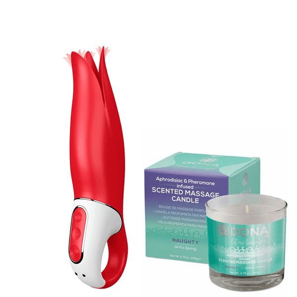 Satisfyer Power Flower + Naughty Candle
