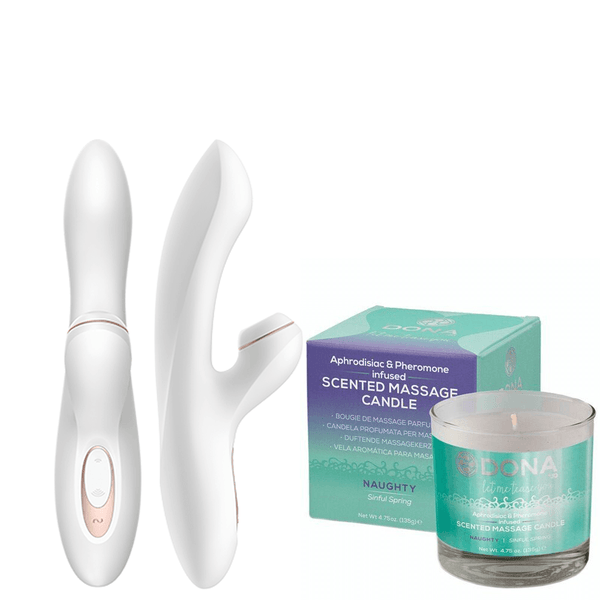 Satisfyer Pro G-Spot Rabbit + Naughty Candle