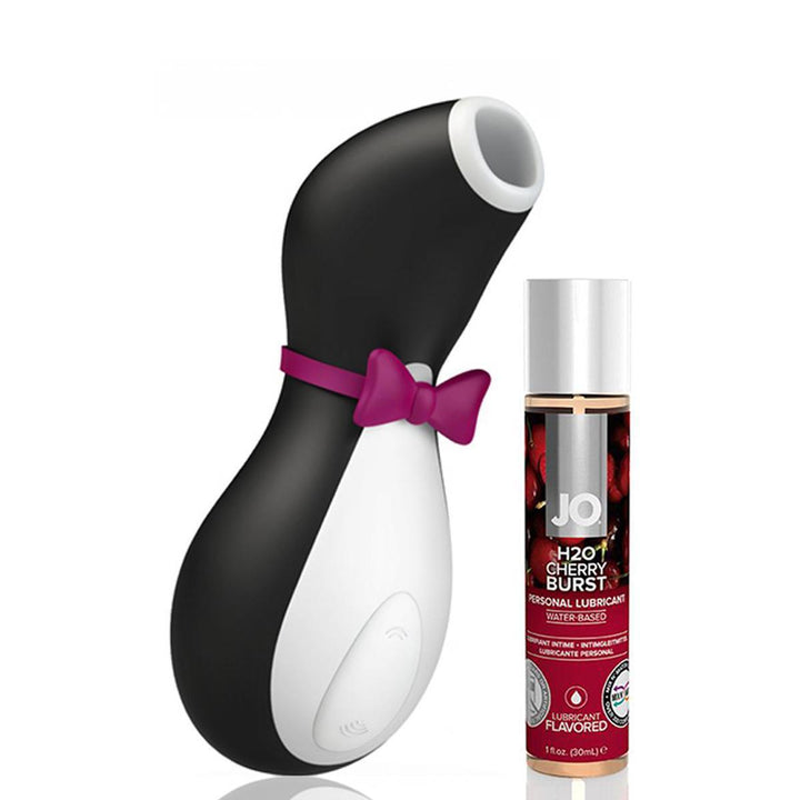 Satisfyer Penguin + Cherry Lube