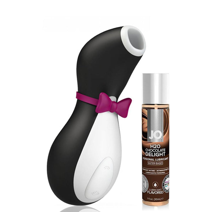 Satisfyer Penguin + Chocolate Lube