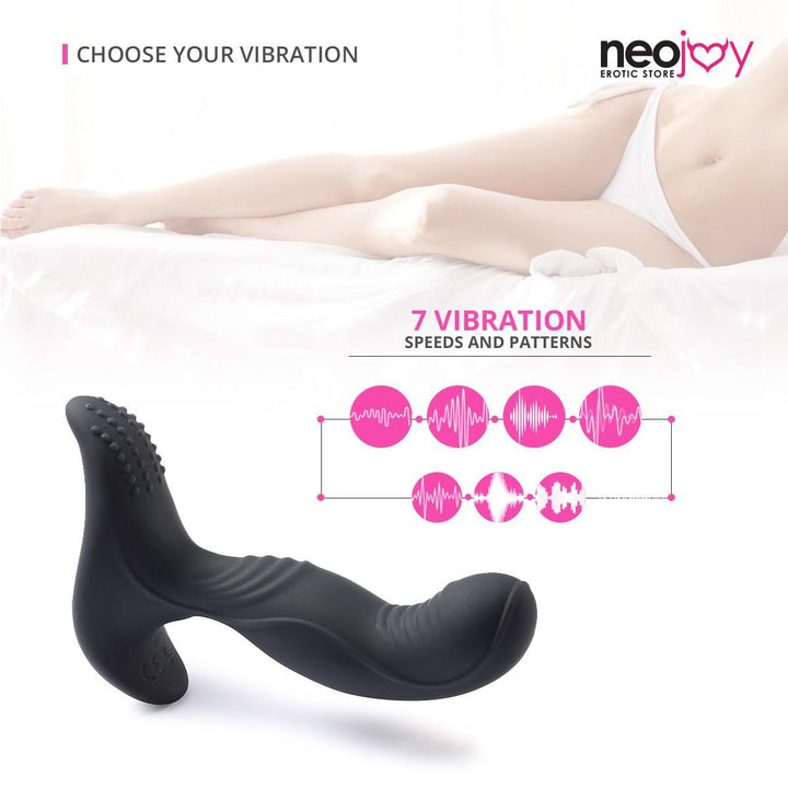 Neojoy Rear Controller Prostate Massager - Silicone P-Spot Vibe - Rechargeable - Lucidtoys