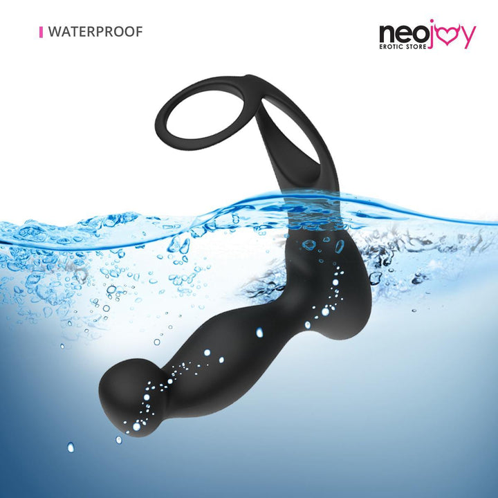 Neojoy P-Spot Ring Vibe - Prostate Massager with Cock and Balls Ring Men Sex Toy - Lucidtoys