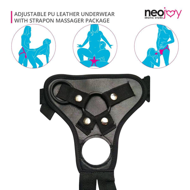Neojoy Harness Strap - Lesbian Riding Pegging Strap-on Adjustable Nylon Harness - Lucidtoys