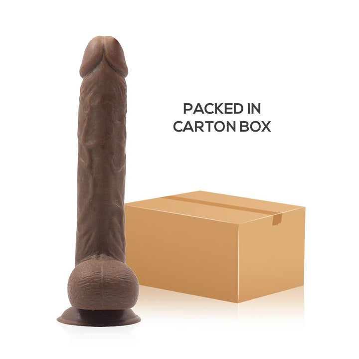 Neojoy - Real-Will Dildo - Brown - 28.5cm - 11.2 inch - Lucidtoys