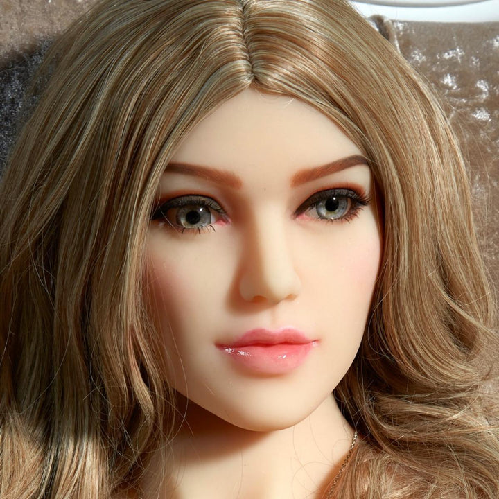 Allure Lilia Head - Sex Doll Head - M16 Compatible - Tan - Lucidtoys