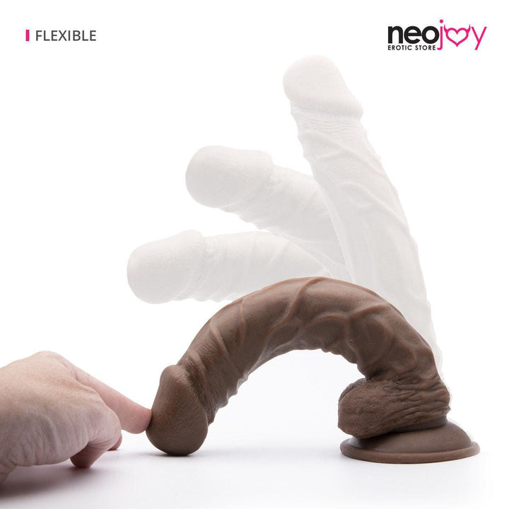 Neojoy Mr. Pleasure Dong Dildo with Suction Cup TPE Brown  25.9 cm - 10.2 inch Dildos - lucidtoys.com Dildo vibrator sex toy love doll