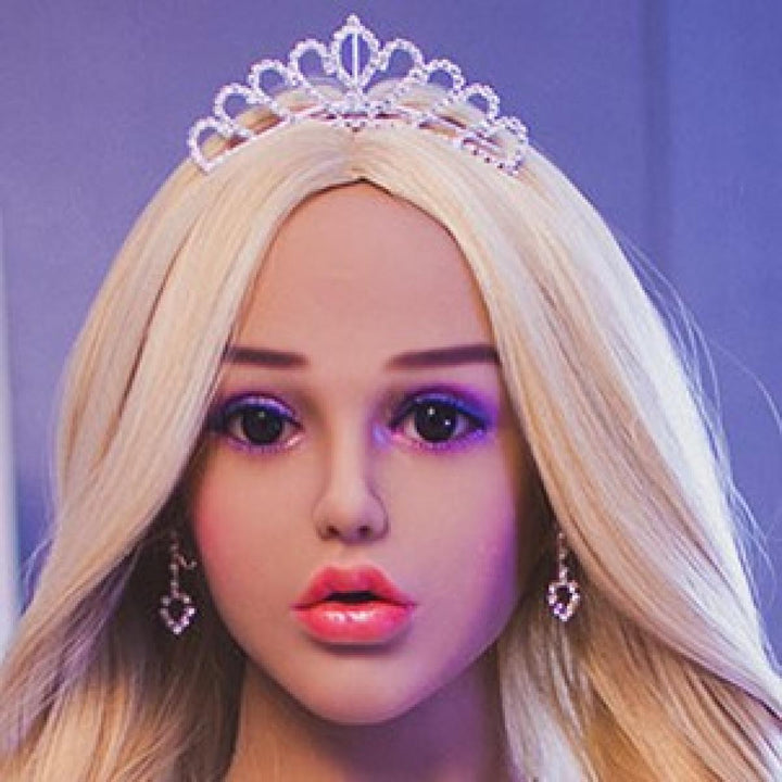 Neodoll Girlfriend Barbara - Sex Doll Head - M16 Compatible - Tan - Lucidtoys