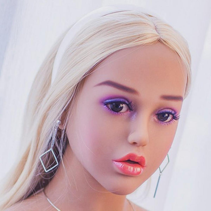 Neodoll Girlfriend Barbara - Sex Doll Head - M16 Compatible - Tan - Lucidtoys