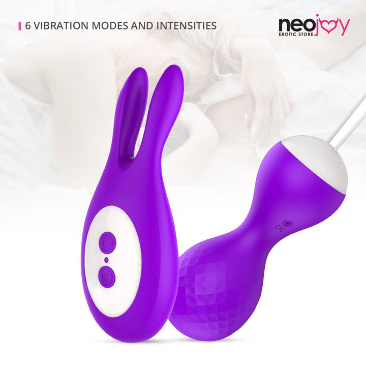 Neojoy Dual Vibe Purple Clitoral and Nipple VibratorsMini-Vibrators for Women - Lucidtoys