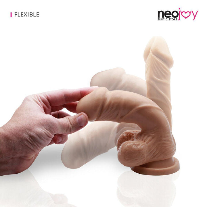 Neojoy - Realistic Cock Dildo - Flesh - 18cm - 7.1 inch - Lucidtoys