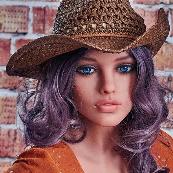 Neodoll Racy Doria Head - Sex Doll Head - M16 Compatible – Brown - Lucidtoys