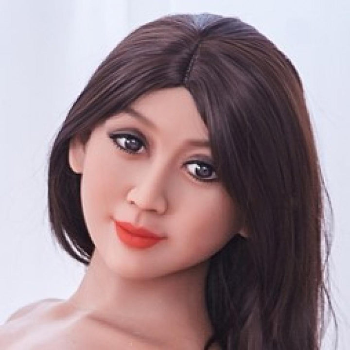 Neodoll Racy Xiu - Sex Doll Head - M16 Compatible - Brown - Lucidtoys