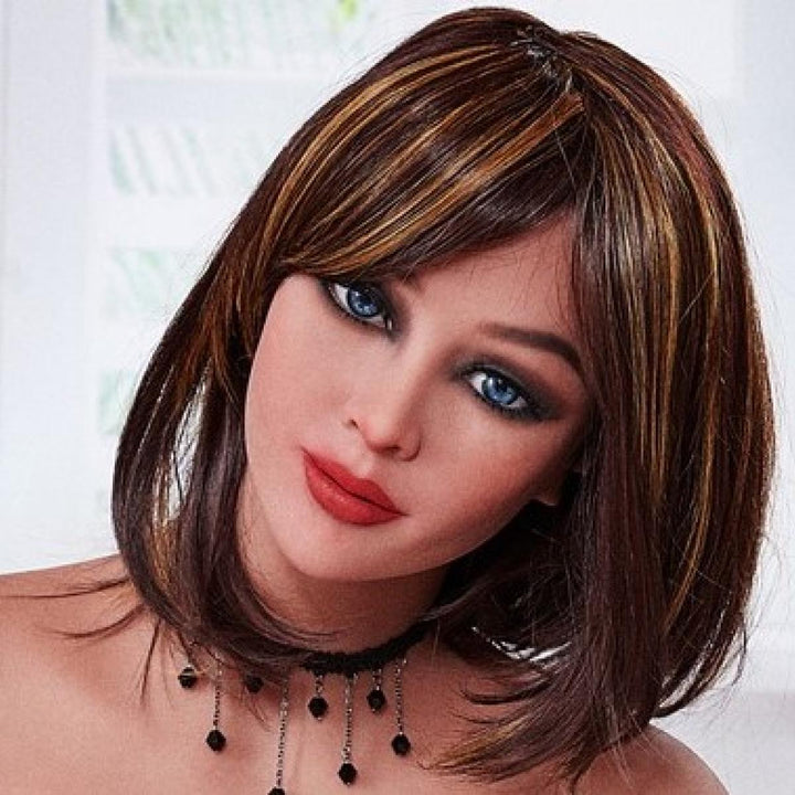 Neodoll Racy Connie - Sex Doll Head - M16 Compatible - Brown - Lucidtoys