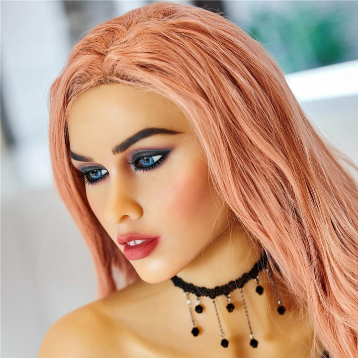 Neodoll Racy Selina - Sex Doll Head - M16 Compatible - Tan - Lucidtoys