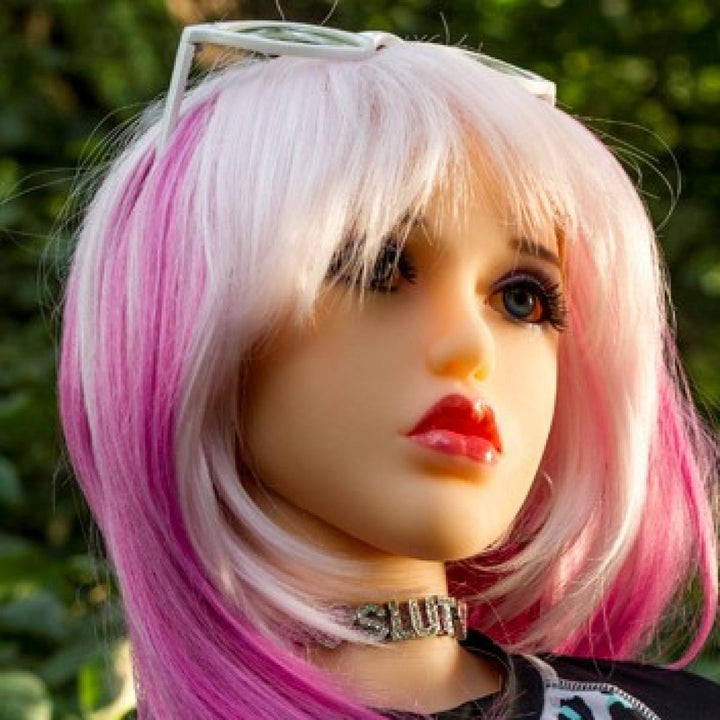 Neodoll Sweet Heart Abby - Sex Doll Head - M16 Compatible - Tan - Lucidtoys