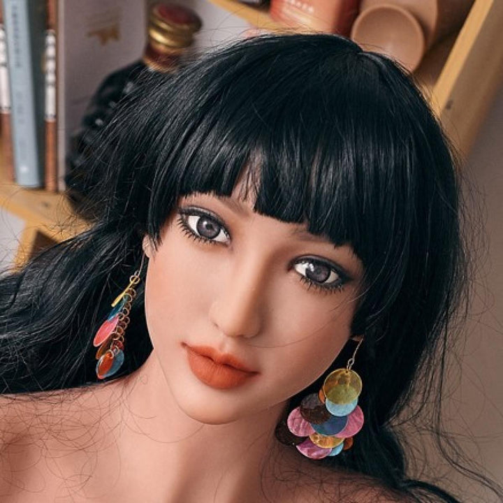 Neodoll Racy - Mika - Sex Doll Head - M16 Compatible - Brown - Lucidtoys