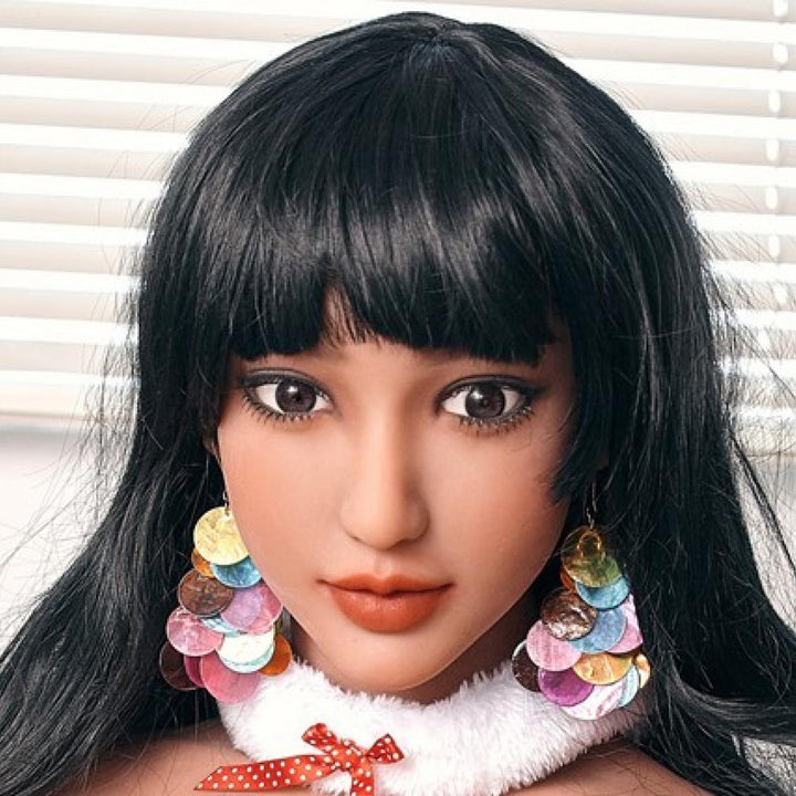 Neodoll Racy - Mika - Sex Doll Head - M16 Compatible - Brown - Lucidtoys