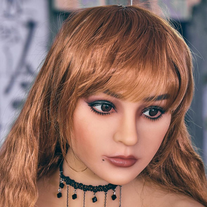 Neodoll Racy Julia - Sex Doll Head - M16 Compatible - Tan - Lucidtoys