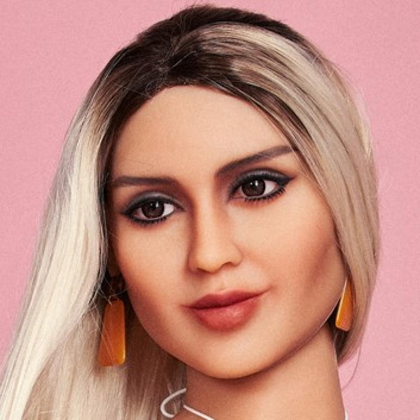 Neodoll Racy Jessica - Sex Doll Head - M16 Compatible - Tan - Lucidtoys