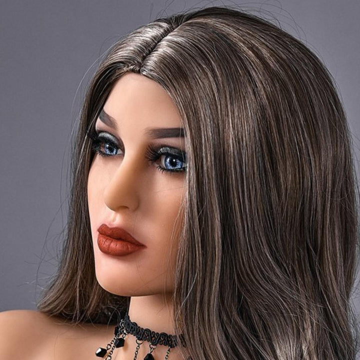 Neodoll Racy Mia - Sex Doll Head - M16 Compatible - Tan - Lucidtoys