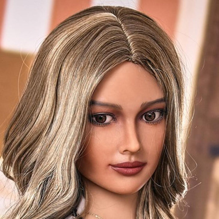 Neodoll Racy Hellen - Sex Doll Head - M16 Compatible - Brown - Lucidtoys