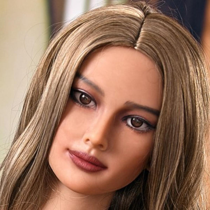 Neodoll Racy Hellen - Sex Doll Head - M16 Compatible - Brown - Lucidtoys