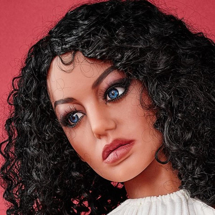 Neodoll Racy Tracy - Sex Doll Head - M16 Compatible - Brown - Lucidtoys