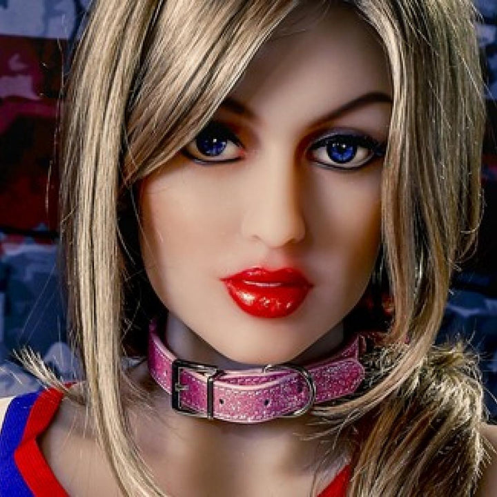 Neodoll Racy Anna - Sex Doll Head - M16 Compatible - Brown - Lucidtoys