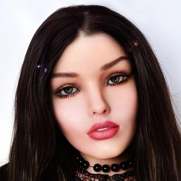 Neodoll Racy Doria - Sex Doll Head - M16 Compatible - Light Brown - Lucidtoys