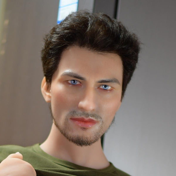Neodoll Allure - MALE 106 - Sex Doll Head - M16 Compatible - Tan - Lucidtoys