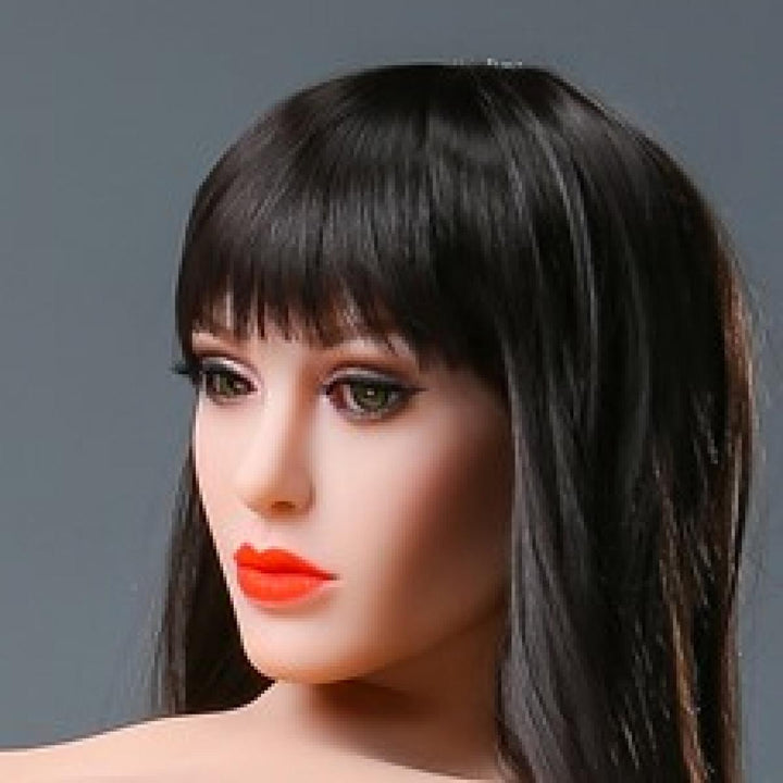 Neodoll Racy Mia - Sex Doll Head - M16 Compatible - Brown - Lucidtoys
