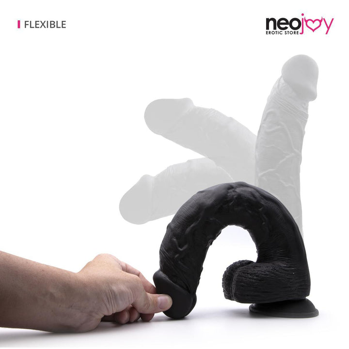 Neojoy - Monster Dong - Black â€“ 34.5cm â€“ 13.6 inch - Lucidtoys