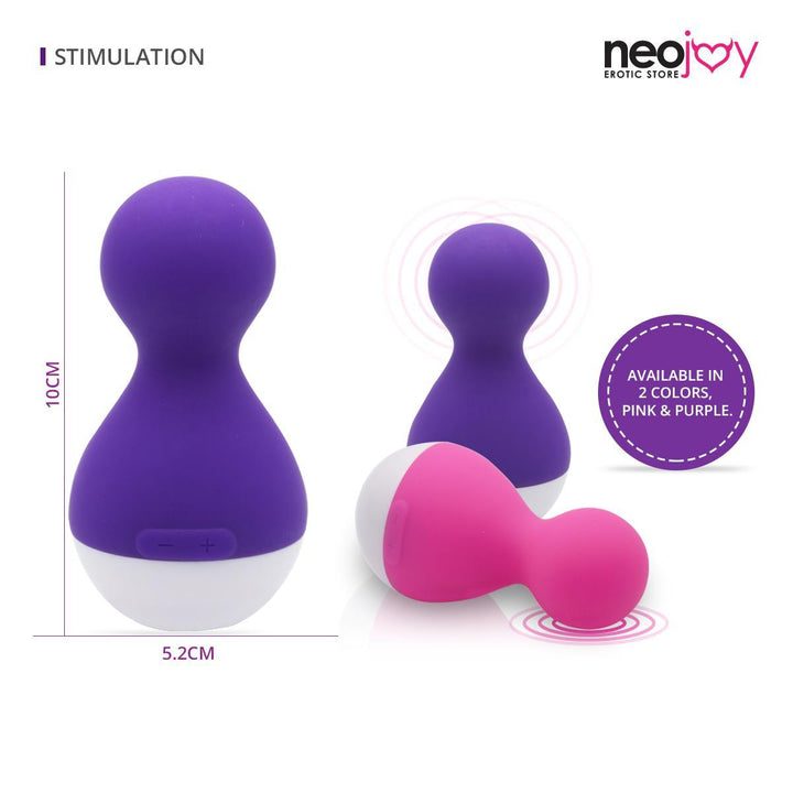 NeoJoy Breast Clitoris Simulator Silicon 7 Vibration Function USB Rechargeable With Lube - Lucidtoys