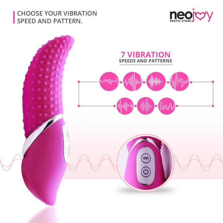 Neojoy Tongue Vibe+ Raspberry System JO lube - Lucidtoys